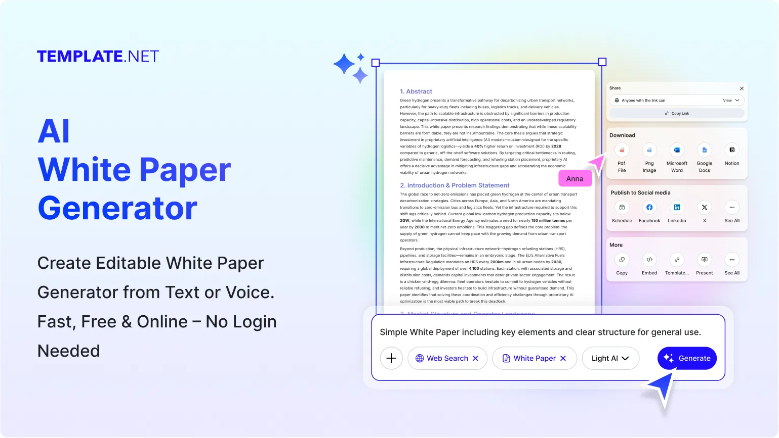 Free AI White Paper Generator, AI White Paper Maker [ No Signup ]